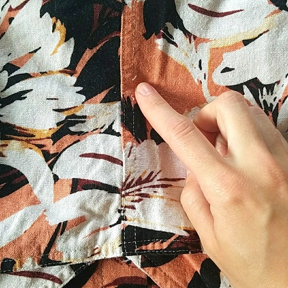 Linen Blend Button Down Sundress - Picture 4 of 8